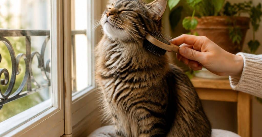 Chat qui régurgite des boules de poils : les bons réflexes au quotidien