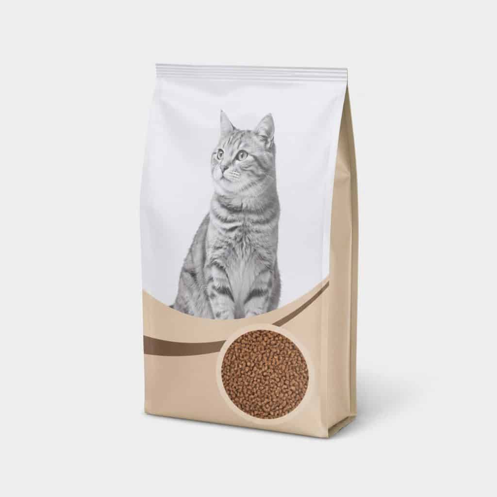 Sac de croquettes pour chat spécial boules de poils