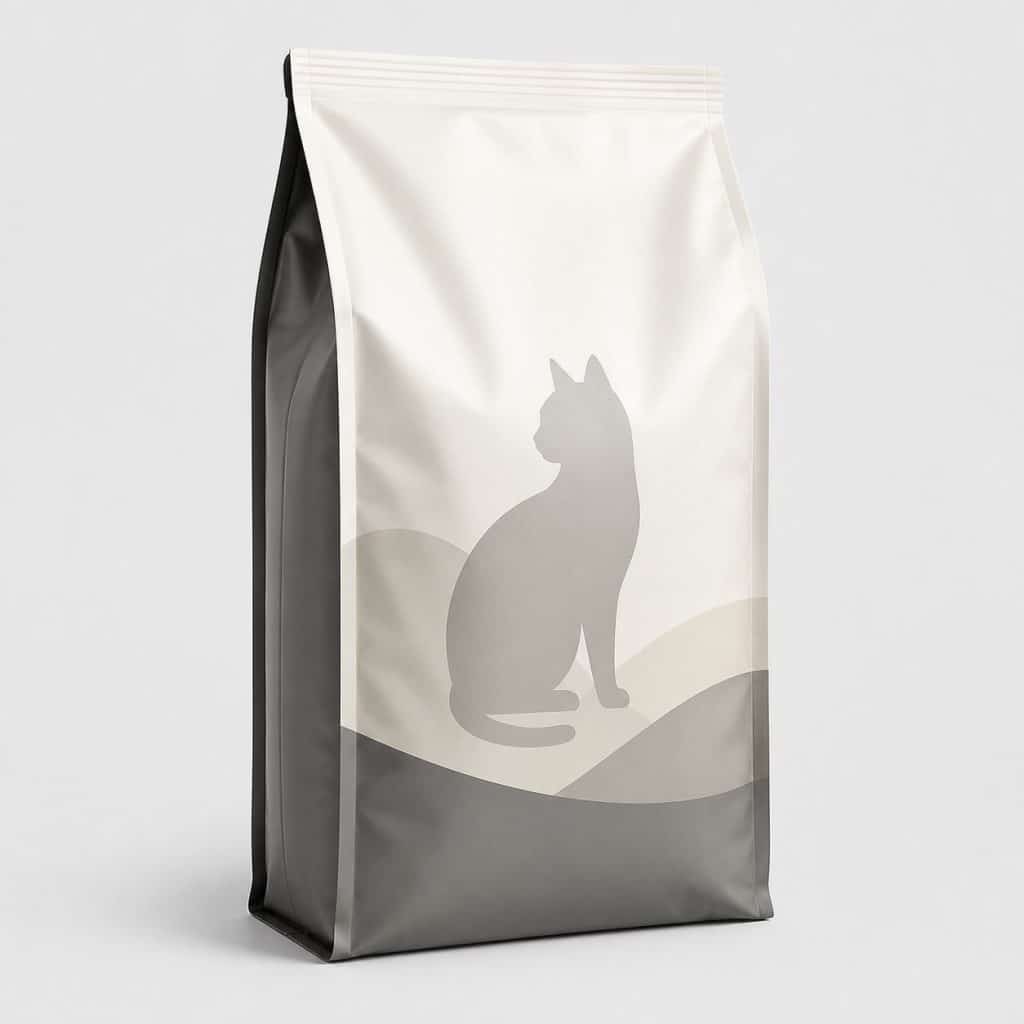 Sac de croquettes pour chat au poulet, estomac sensible