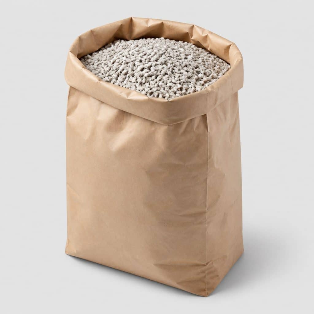 Sac de litière végétale en papier recyclé très légère