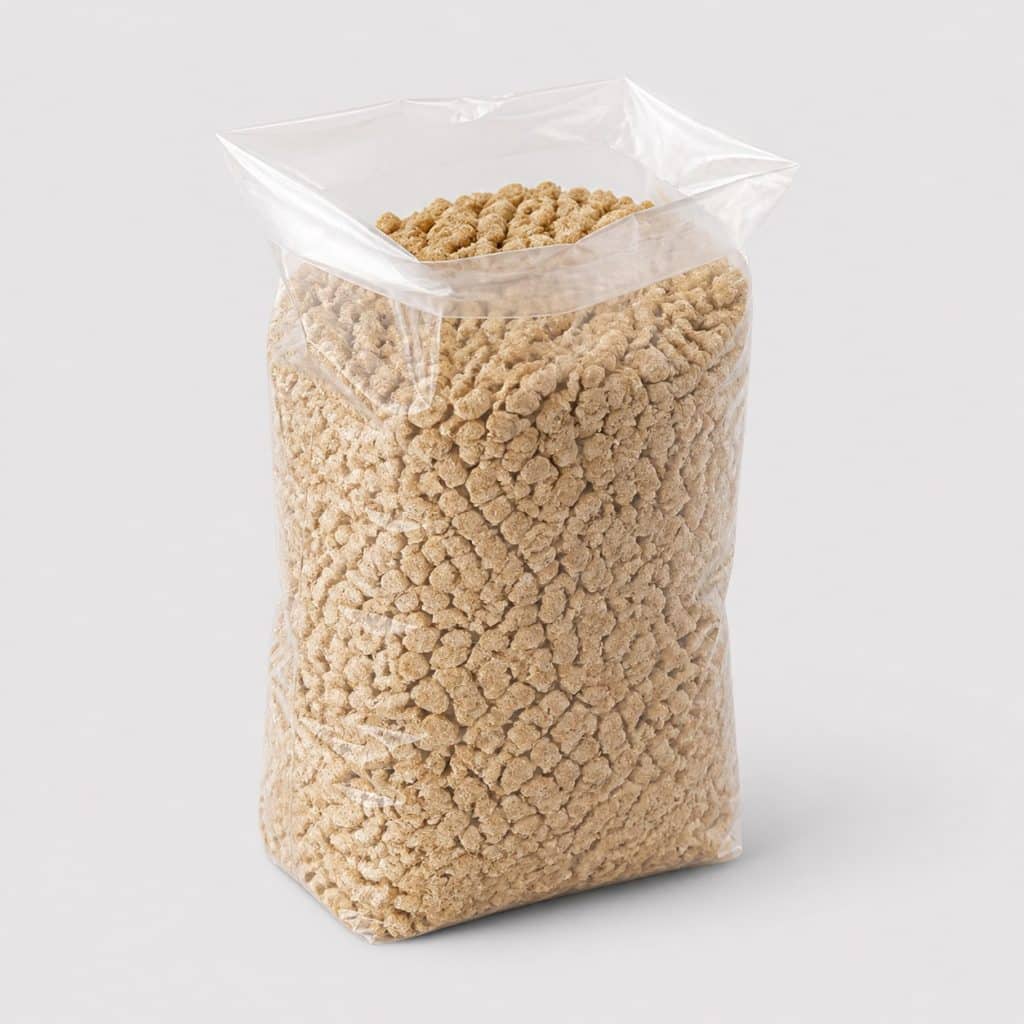 Sac de litière végétale en rafle de maïs recyclée